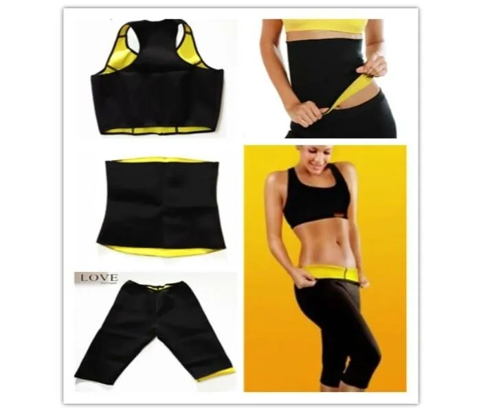 3 in 1 Body Shaper Weight Loss Suit, Black