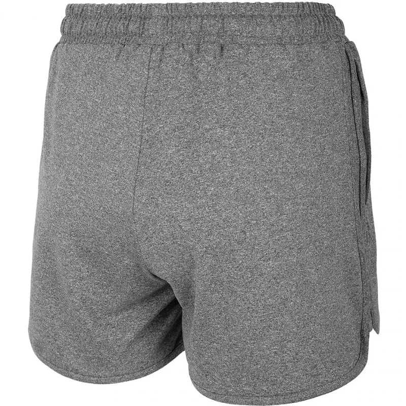 4F Womens Training Shorts - Dark Gray Melange