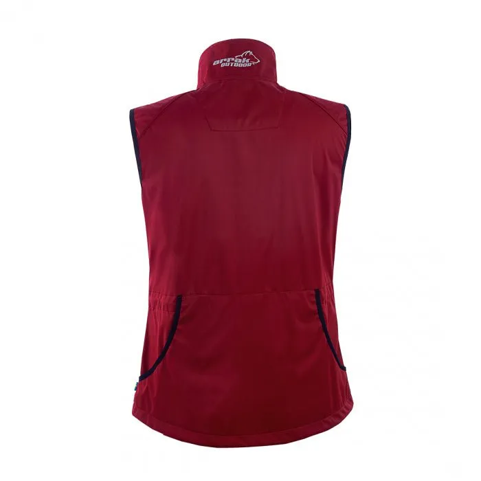 Acadia Men Softshell Training Vest - (Dark Red)