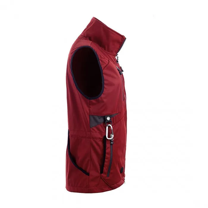 Acadia Men Softshell Training Vest - (Dark Red)