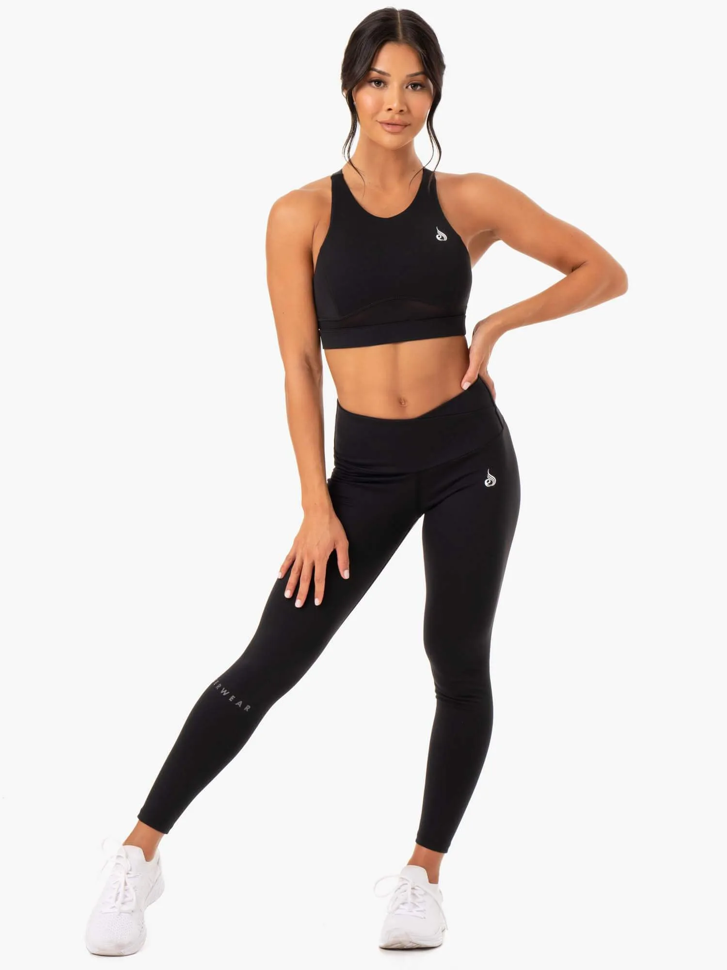 Amazon Mesh Sports Bra - Black