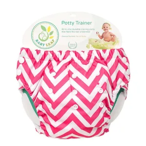 Baby Leaf Chevron Pink Potty Trainer