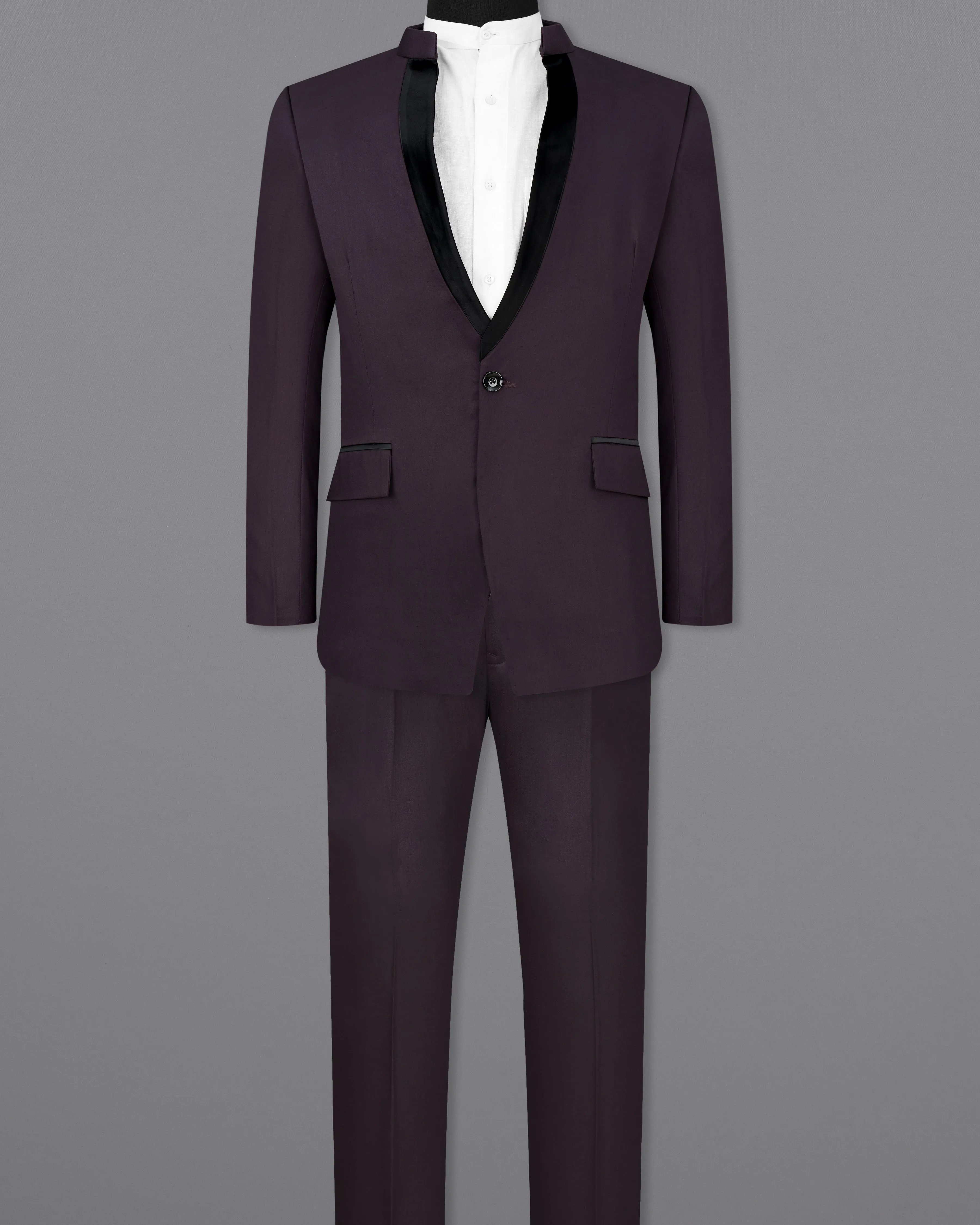 Bastille Maroon Designer Suit