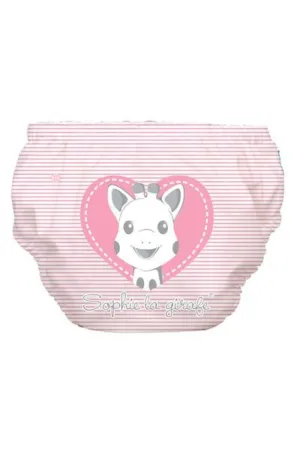 Charlie Banana Swim Diaper & Training Pants - Sophie Pencil Pink Heart