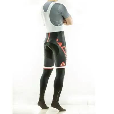 Classic Thermal Bib Pants Black Red