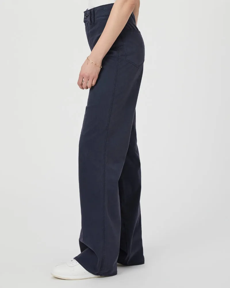 Clean Front Sasha Pants - Navy Seascape