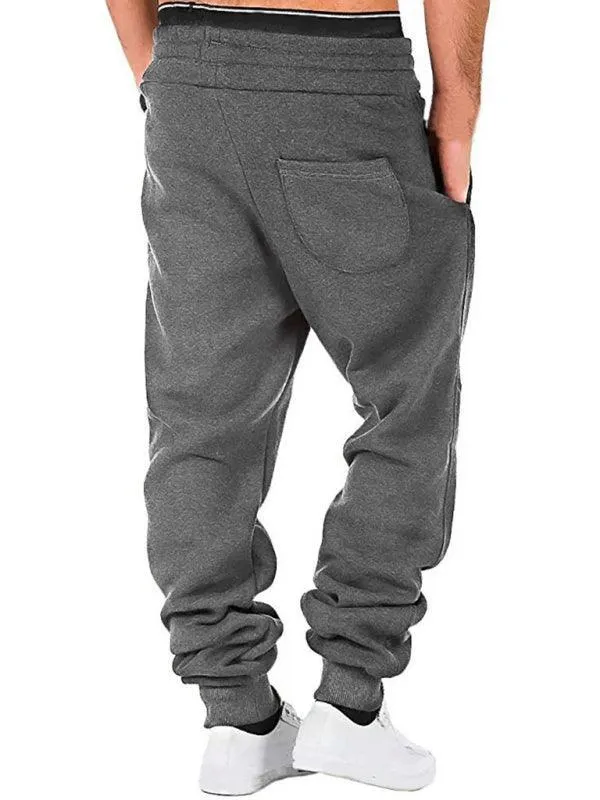 Elastic Waist Sports Men Sweatpants