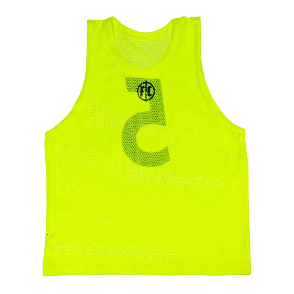 FC Mesh Numbered Training Bib Set - Youth (Yellow)