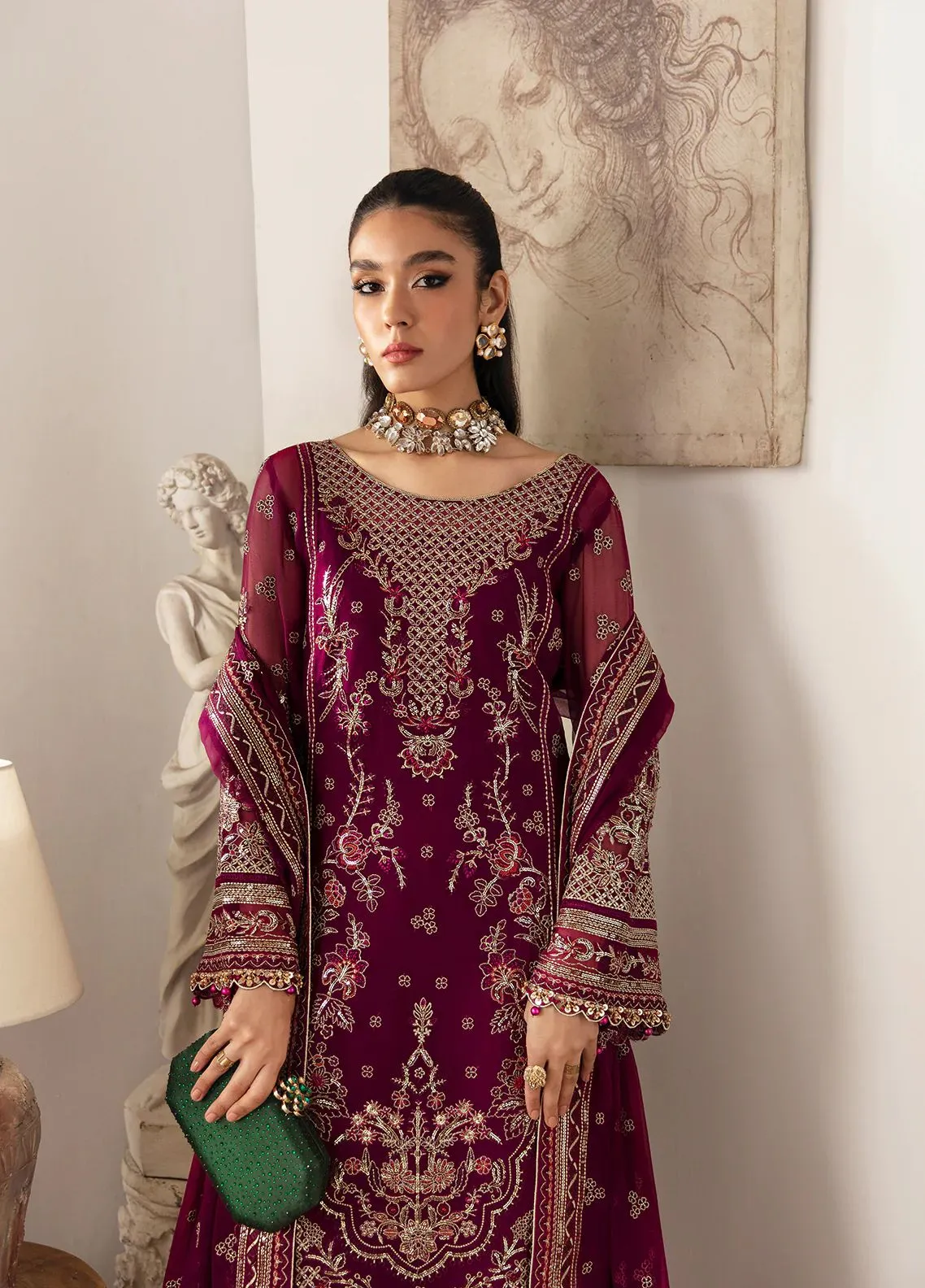 Gulaal Chiffon Suit