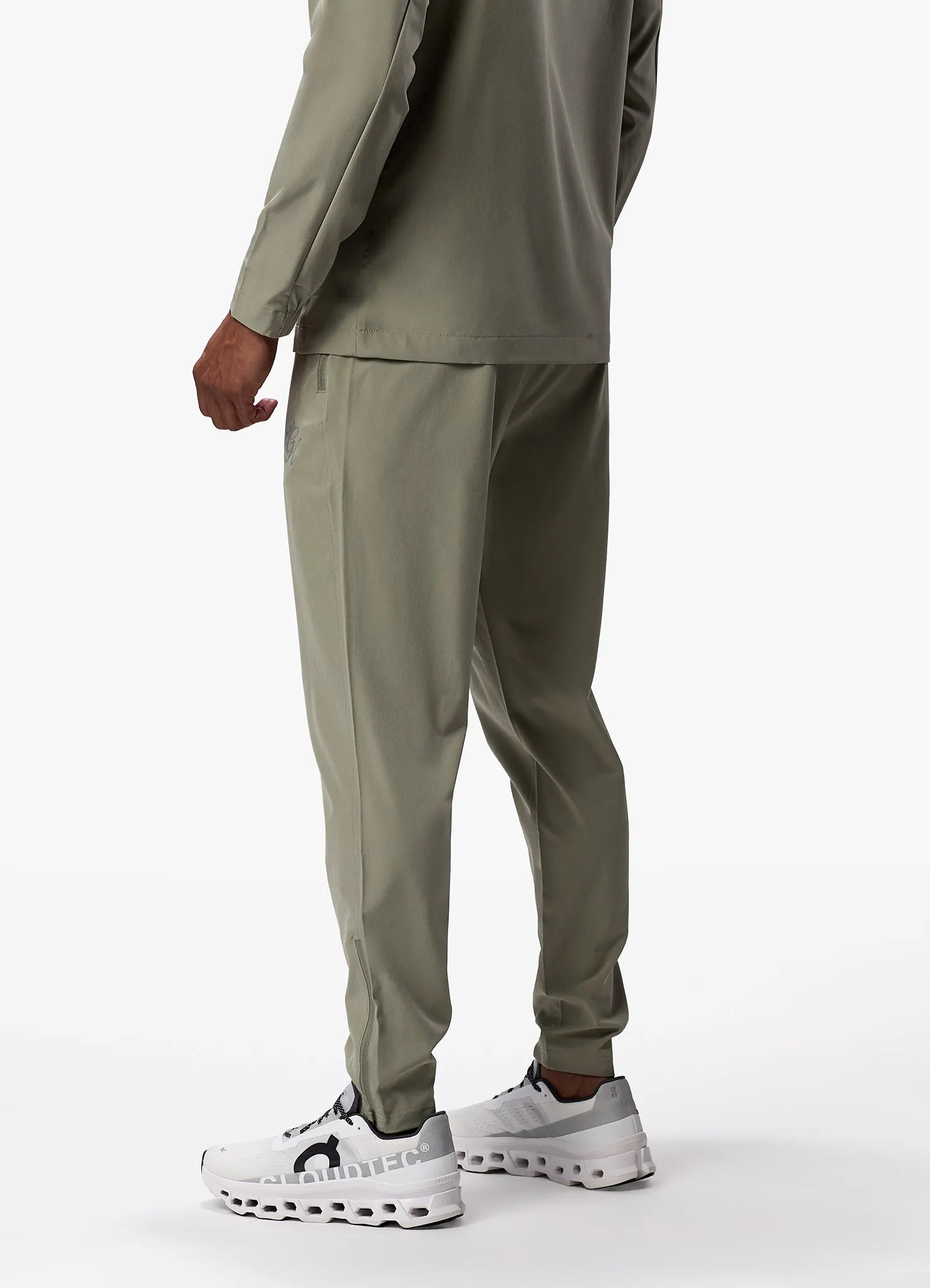 Gym King Flex Woven Tracksuit Bottom - Soft Khaki