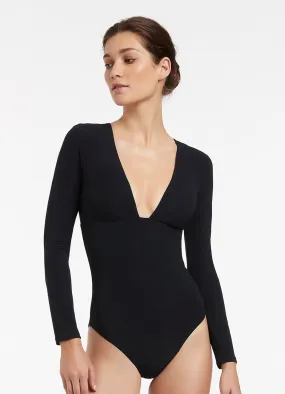 Jetset Plunge Surf Suit - Black