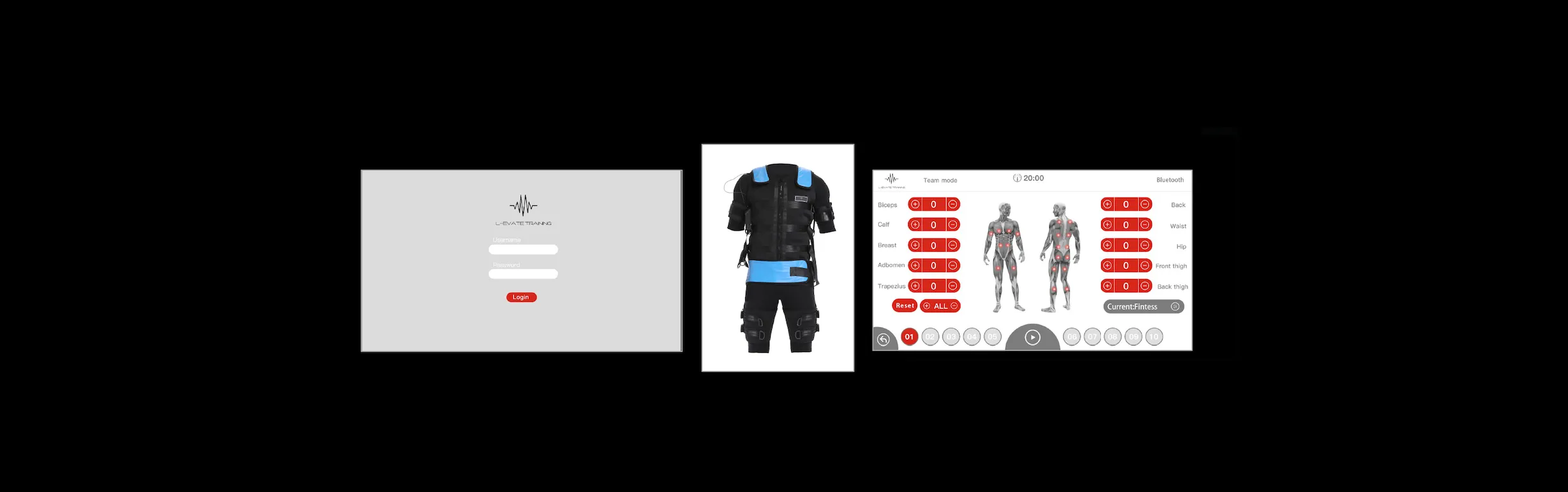 L-Evate Training Pulse full body Suit