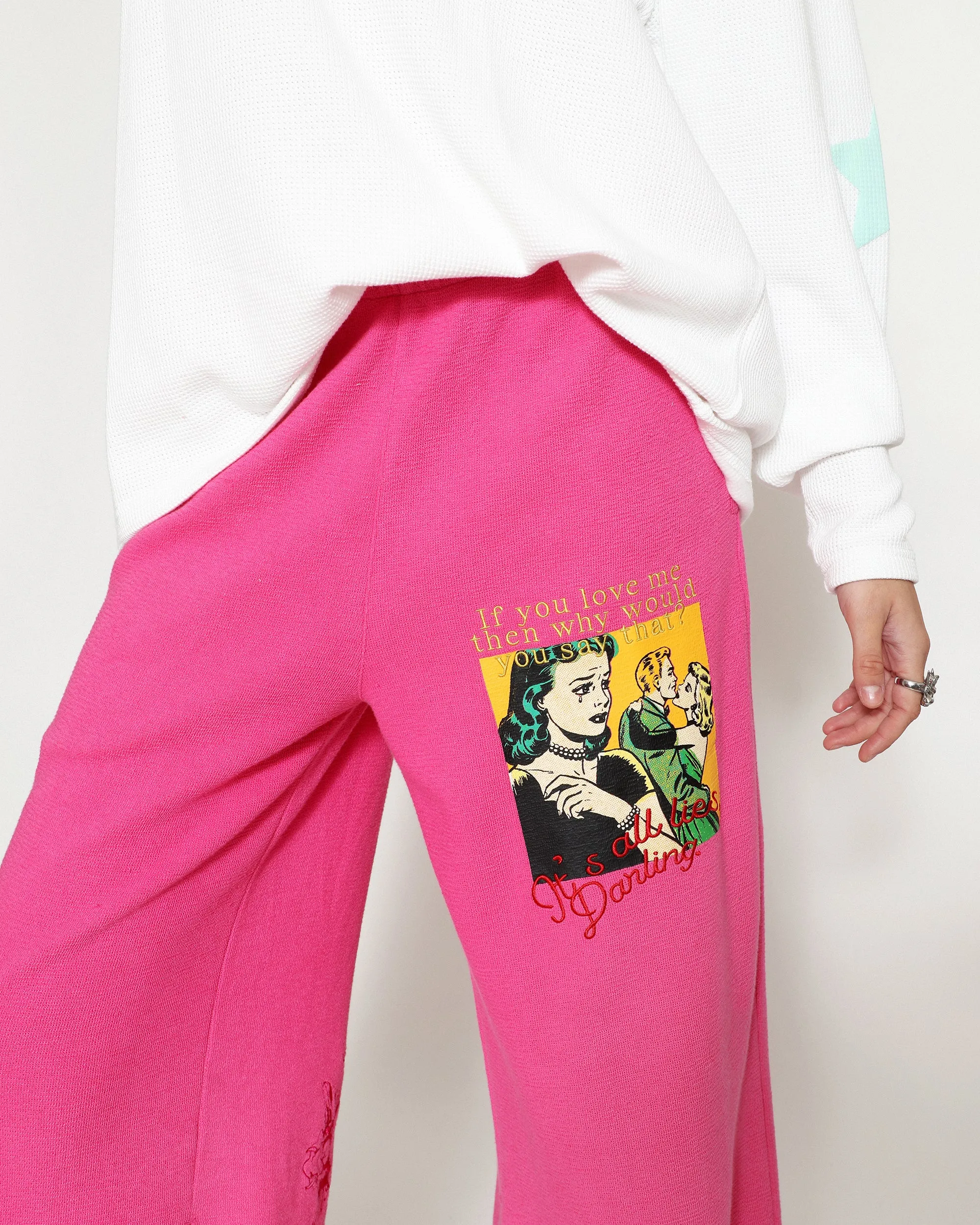 Pink Don’t Say It Darling MM Pants