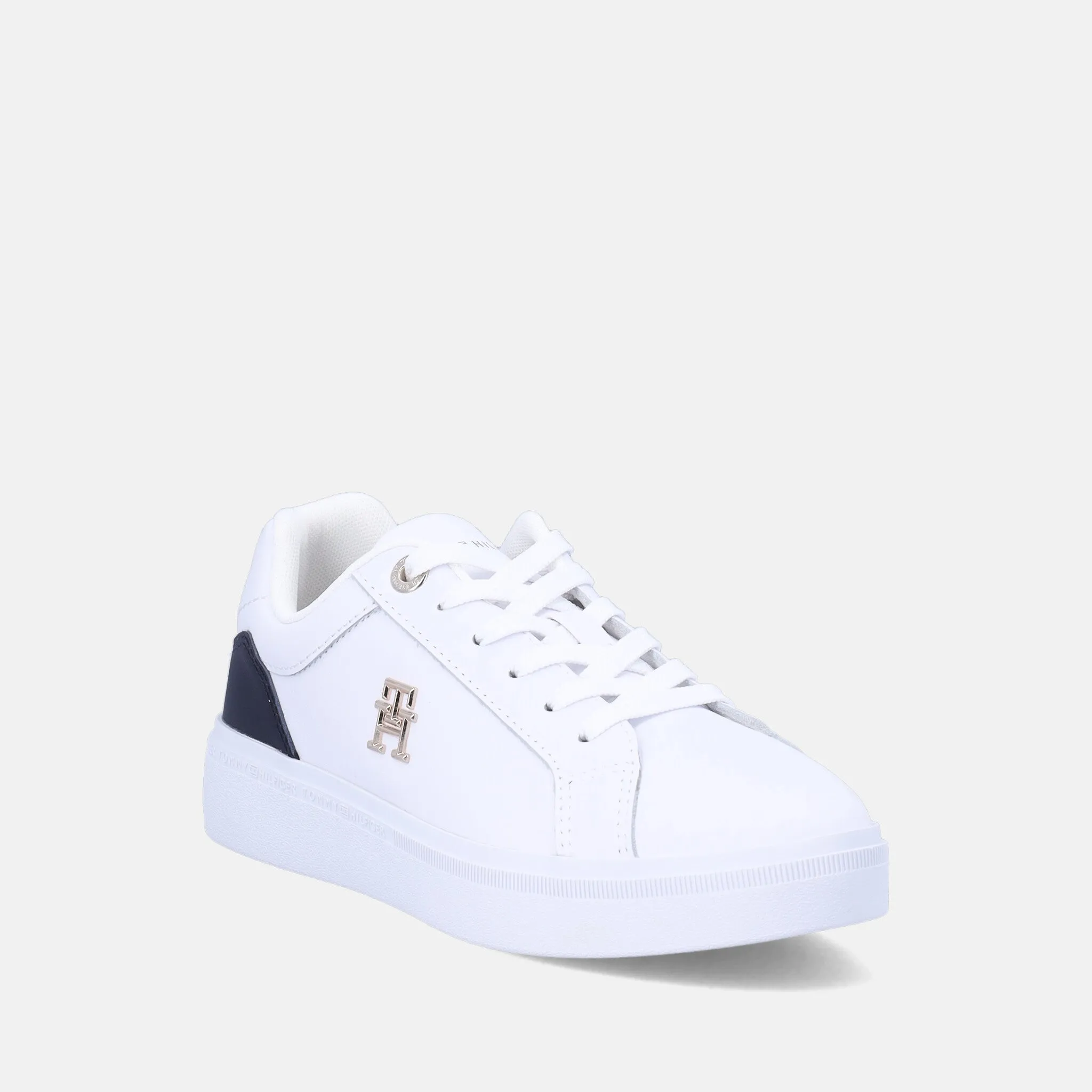 Sneakers logo oro