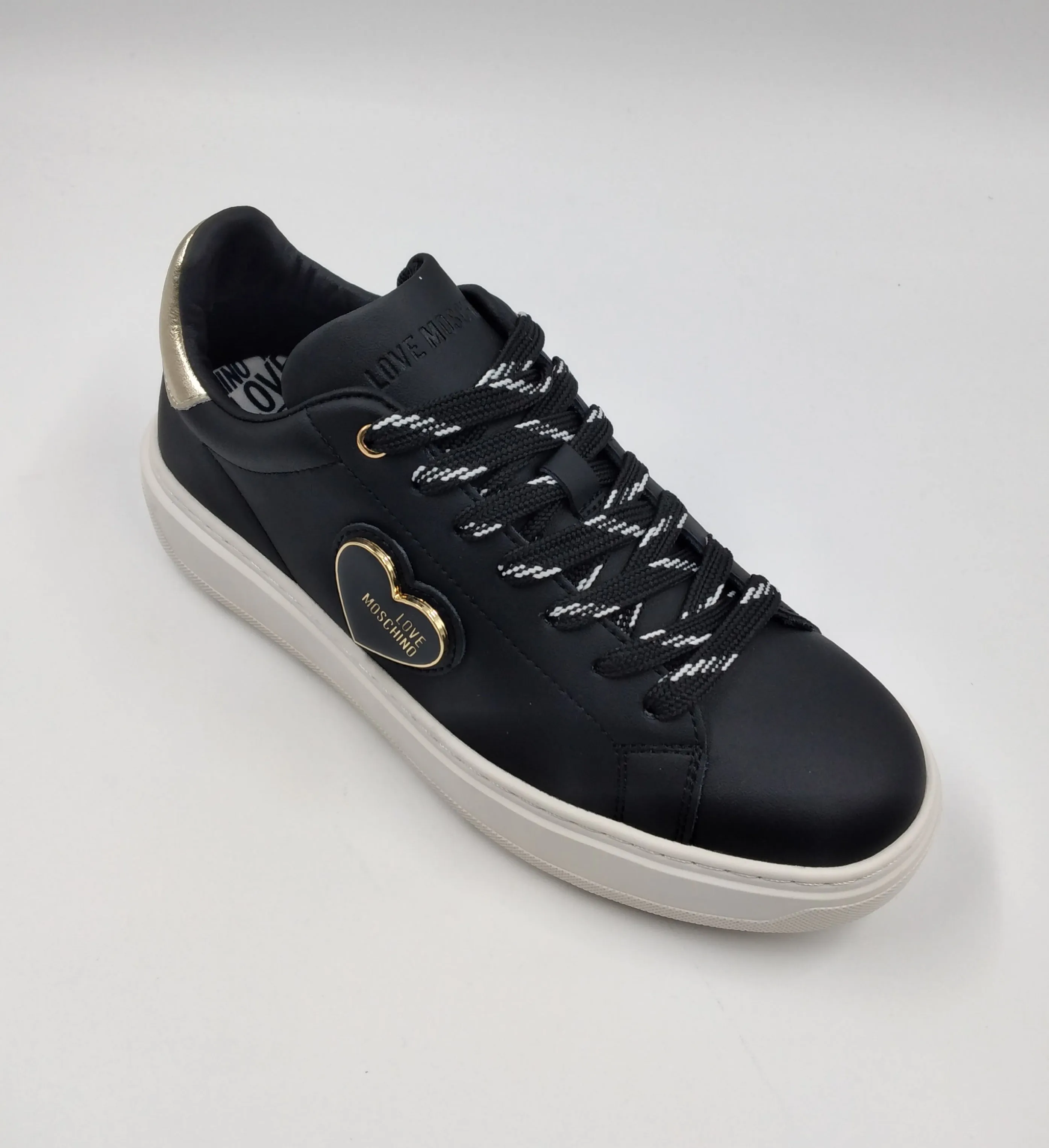 SNEAKERS PELLE NERA