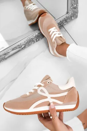 Sneakers sportive beige