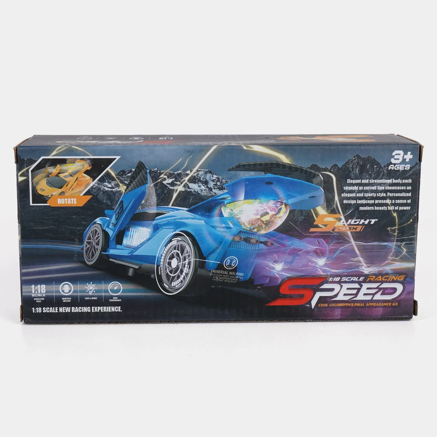 Sports Car Toy With Lights & Sound