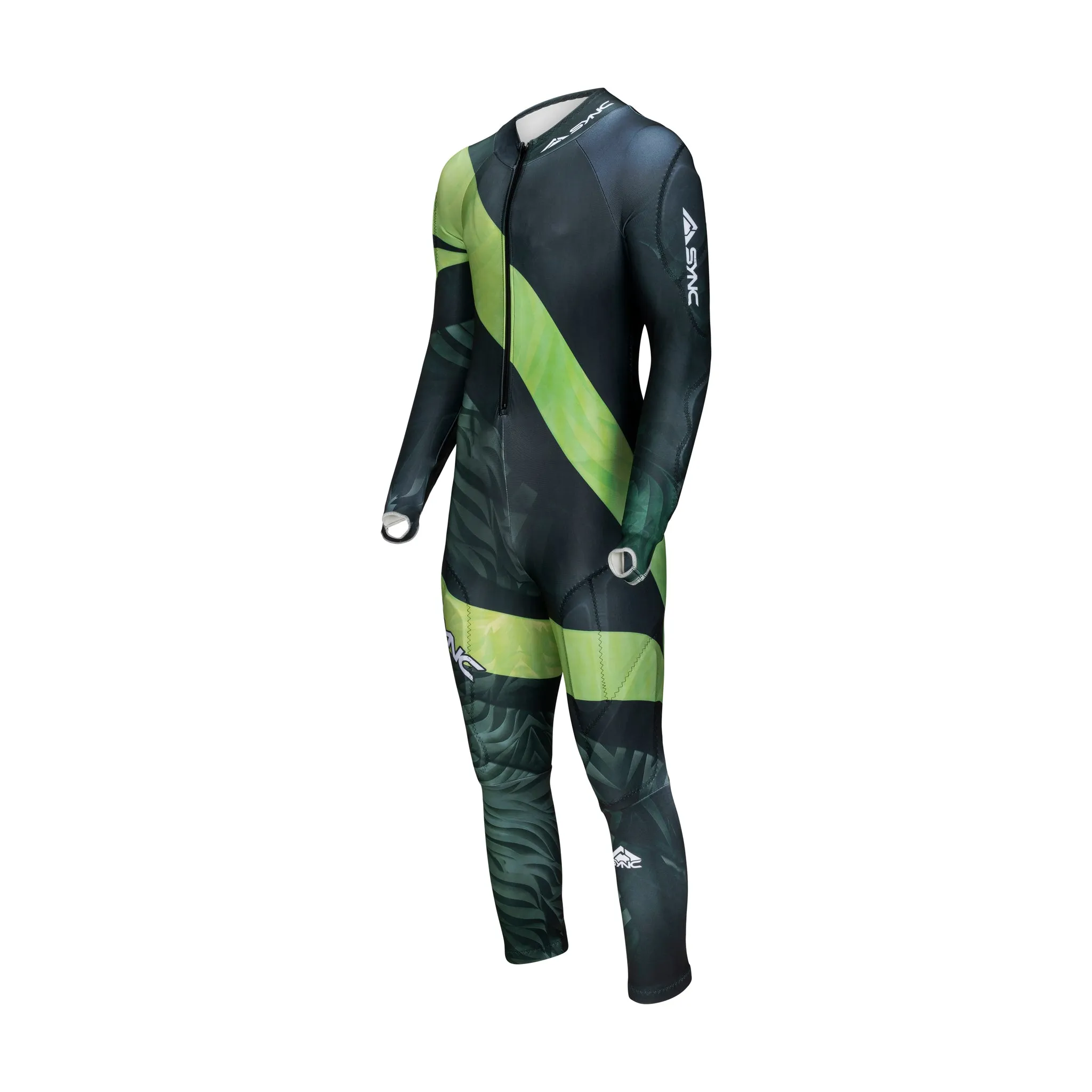 Adult Green Tiger Race Suit