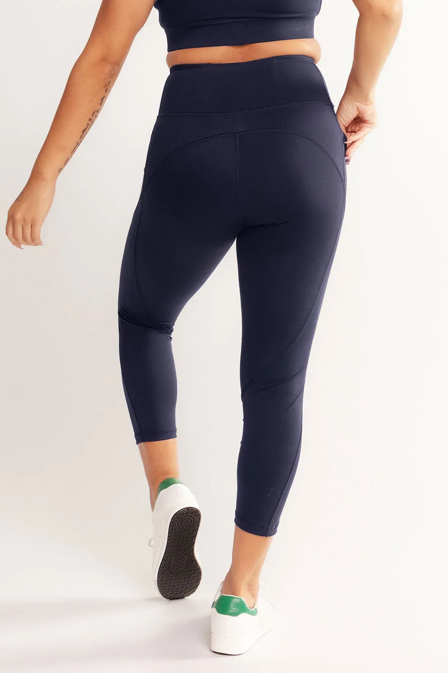 Training Pocket 7/8 Length Tight - Navy