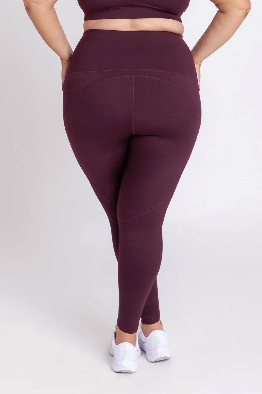 Training Pocket Full Length Tight - Wine