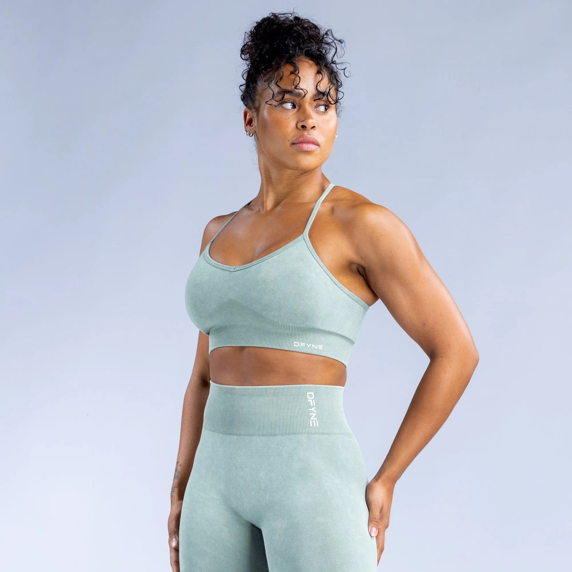 Valkyrie Acid Wash Performance Sports Bra for Women