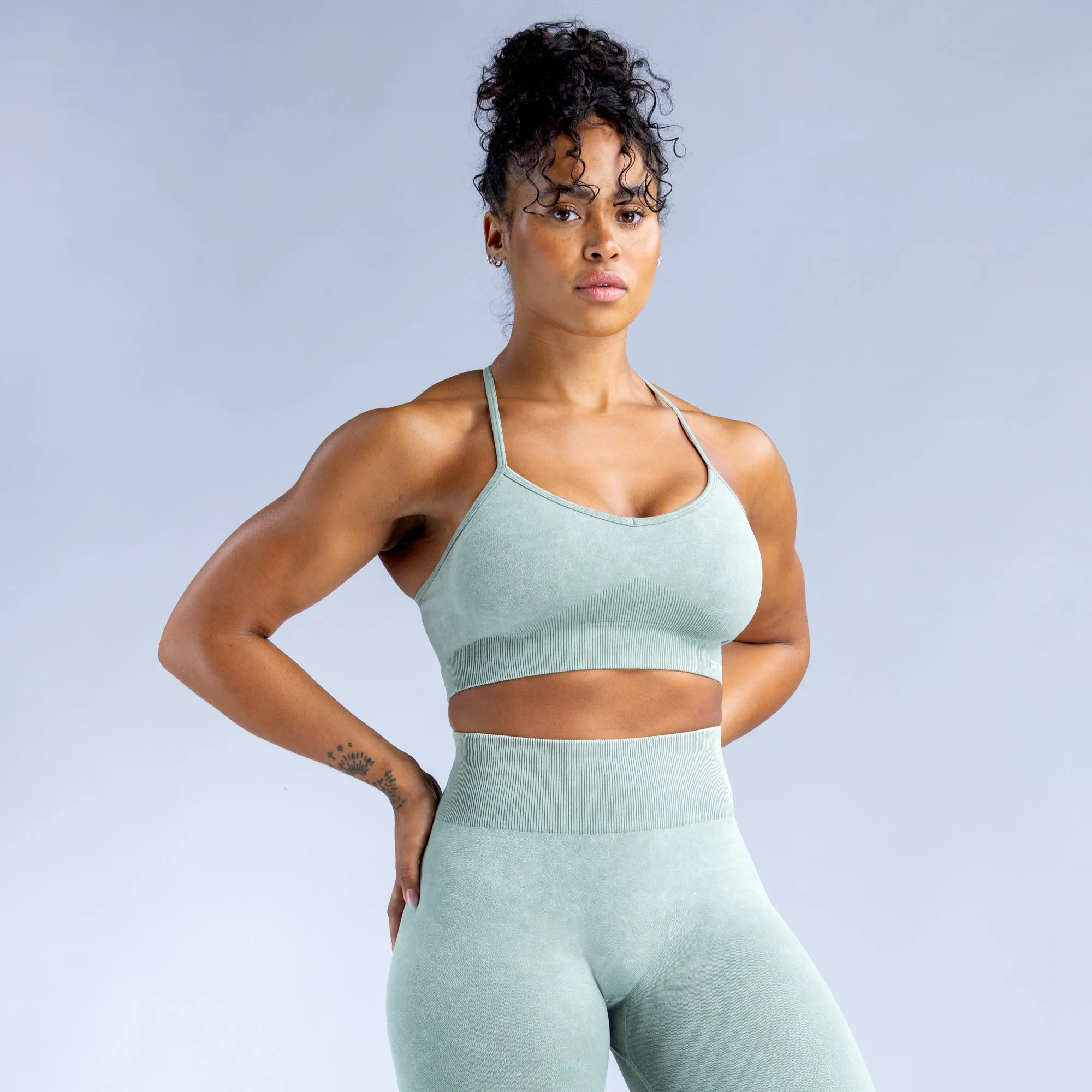 Valkyrie Acid Wash Performance Sports Bra for Women