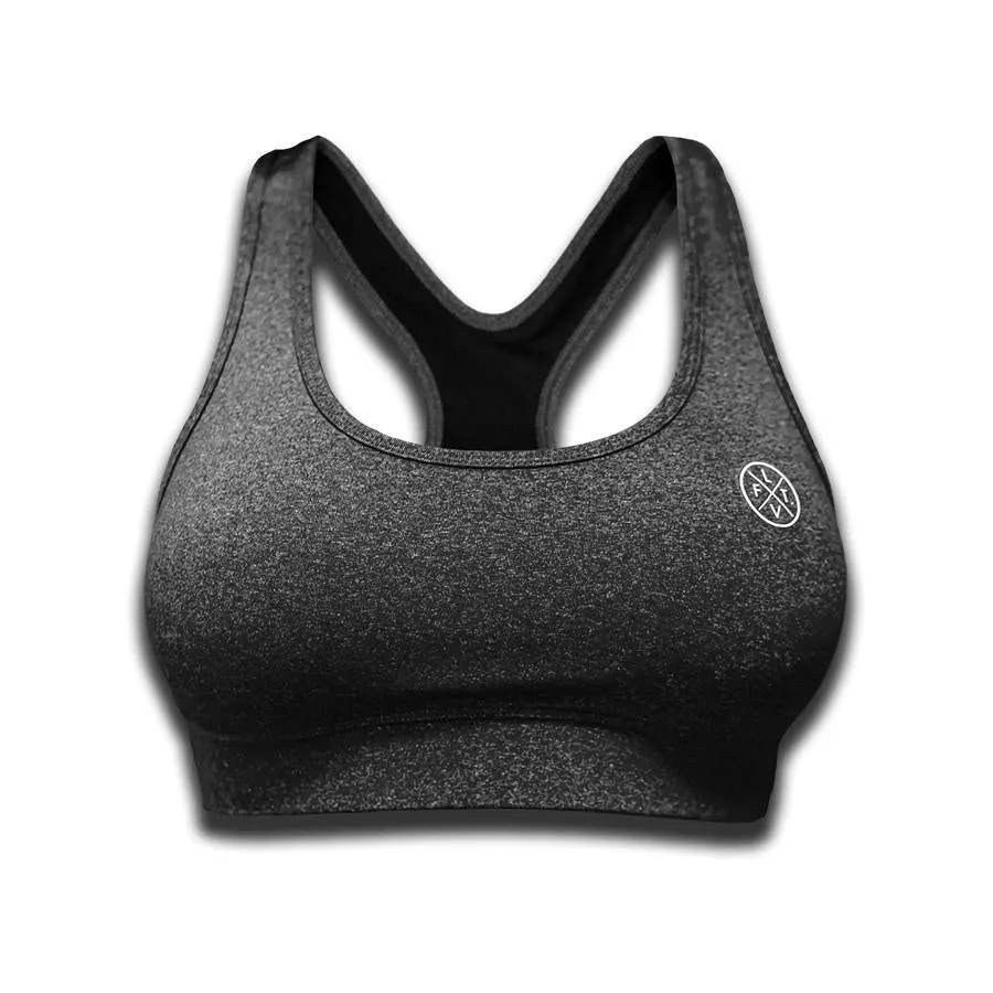 Vantage Sports Bra - Heather Black