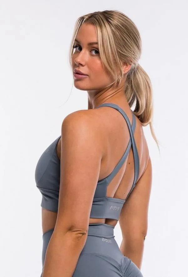 Vital Sports Bra - Steel Blue