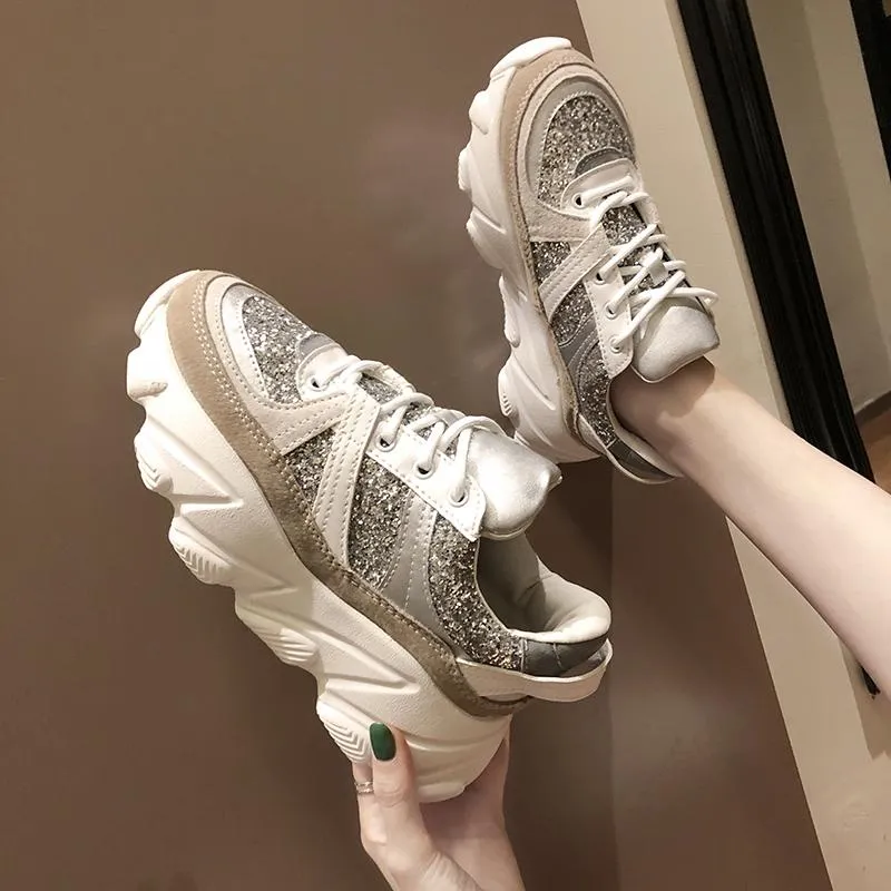 Women's Glitter Sneakers