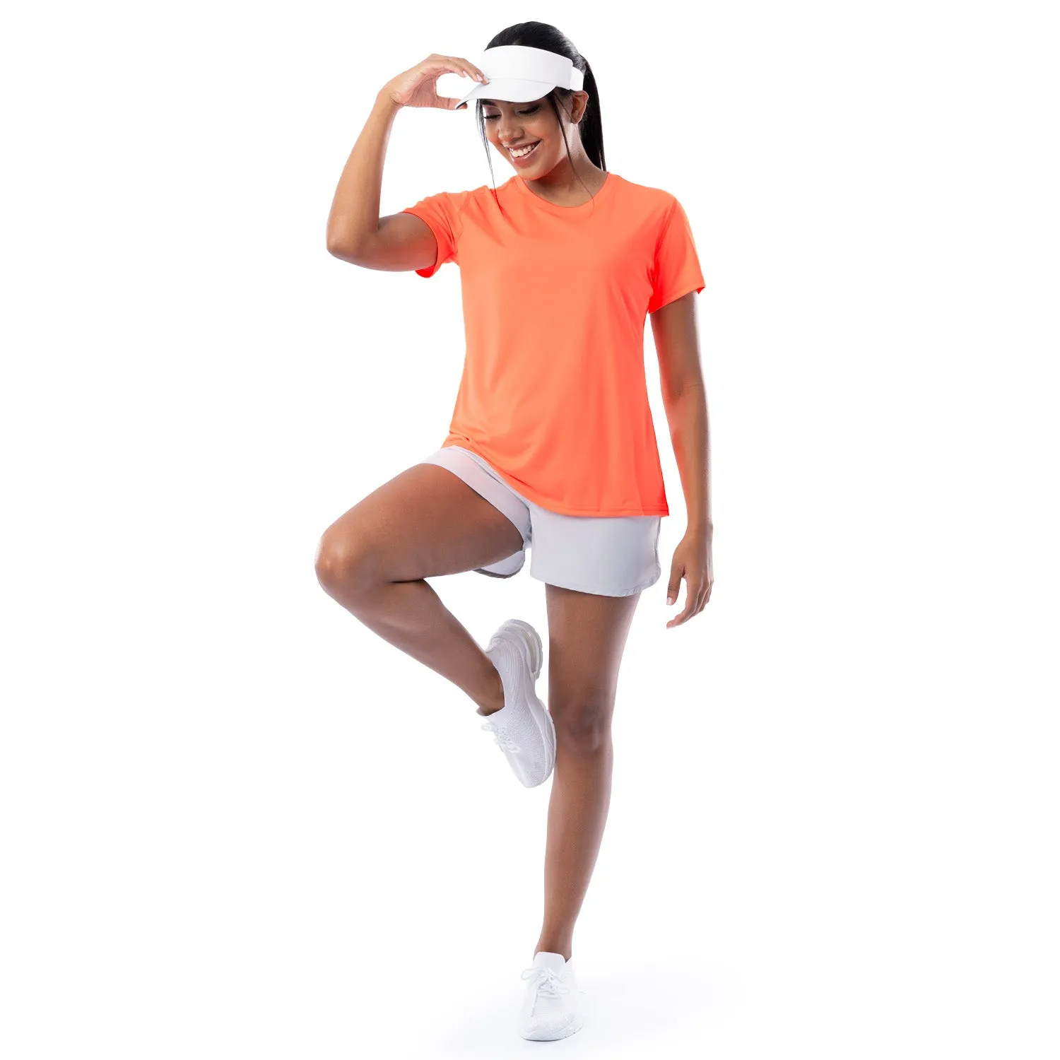 Women's Orange Training T-Shirt